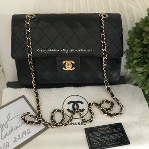 ❤️Chanel Double Flap Medium Lambskin GHW❤️